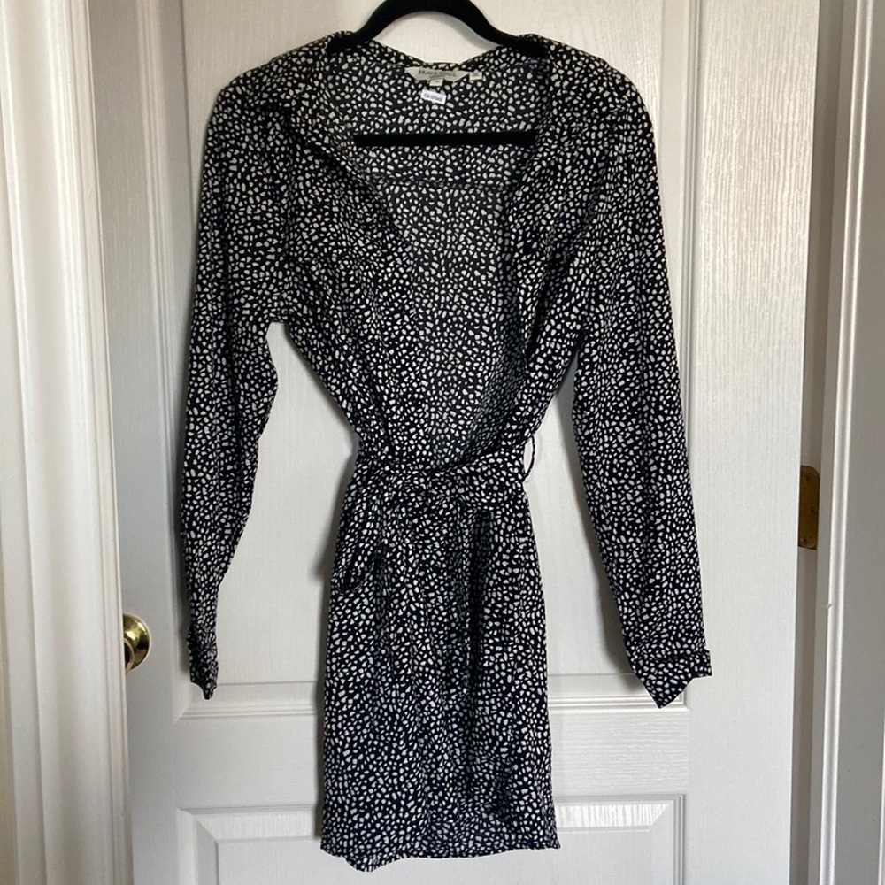 Black and White Shirt Dress